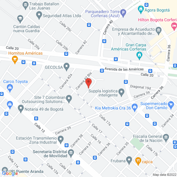 Mapa de Basalta S.A.S.