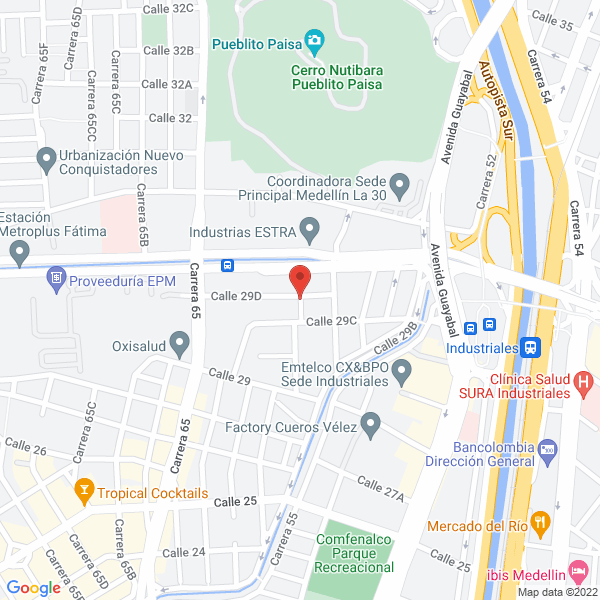 Mapa de Chamela S.A.