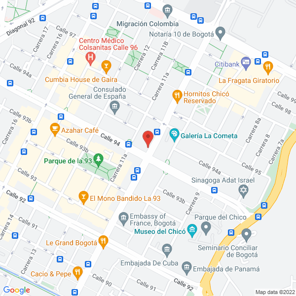 Mapa de Civilcom Ingeniería S. A.