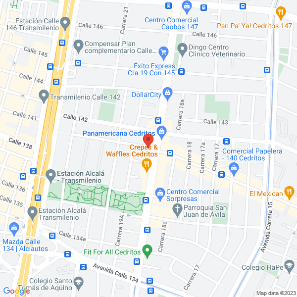 Mapa de Concretera Tremix S. A. S.