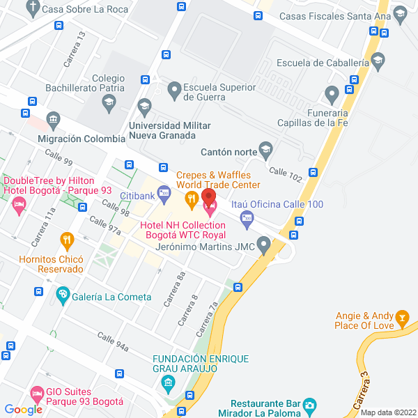 Mapa de Conjunto Residencial Diana Verónica S. A.