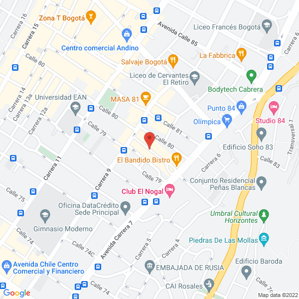 Mapa de Construcciones Ocasa S.A.