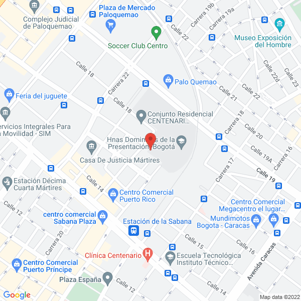 Mapa de Constructora Emindumar S. A.