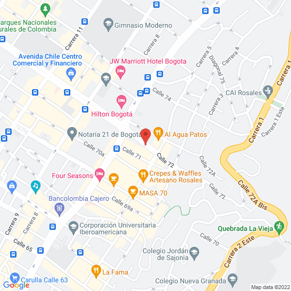 Mapa de Constructora Santa Clara S.A.