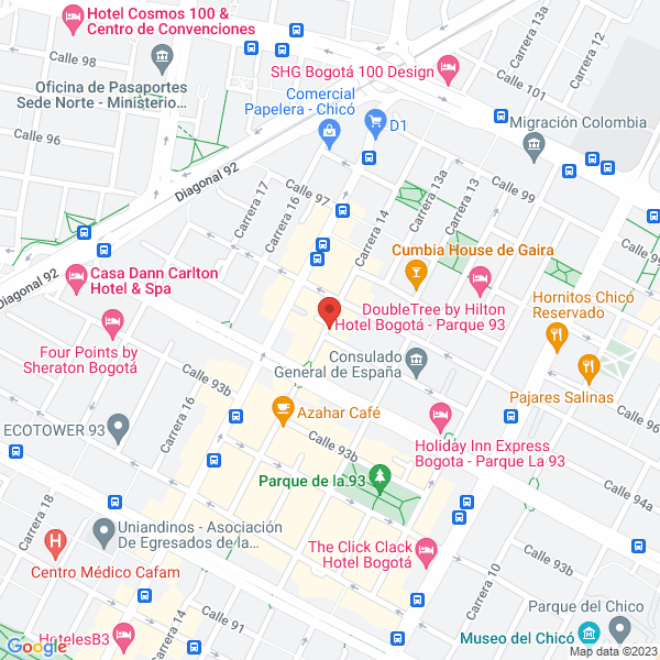 Mapa de Ingeniería Vial Y De Servicios Inviser S.A.S.