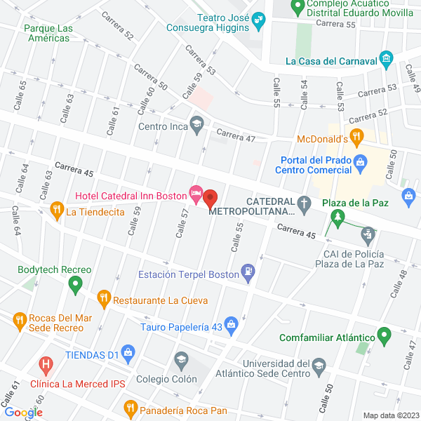 Map of Insercol Ltda.