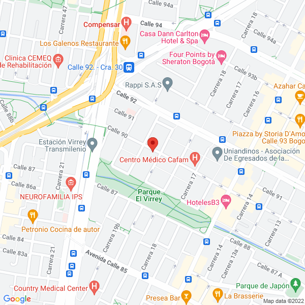 Mapa de Insigma Asociados Ltda.
