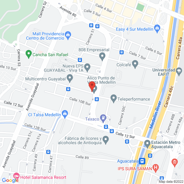 Mapa de Interquim S.A.