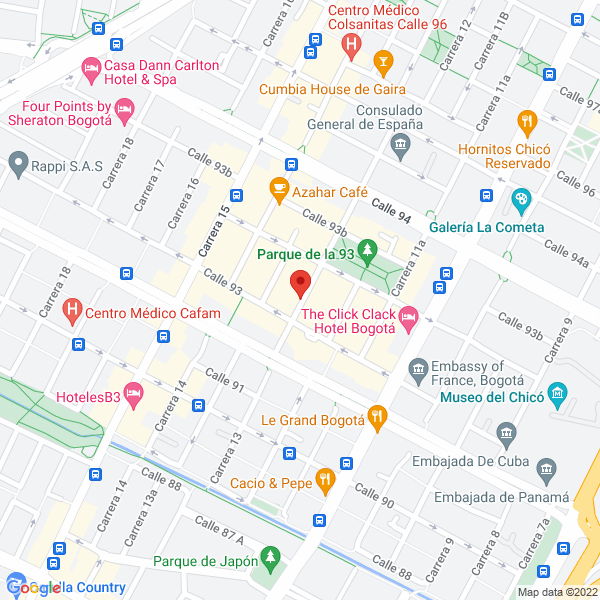 Mapa de Interestudios Ingeniería Ltda.