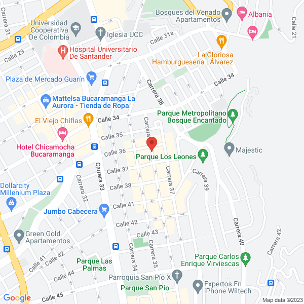 Map of K-2 Ingeniería S.A.S.