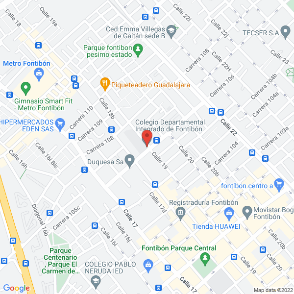 Mapa de Agencia De Aduanas Kn Colombia S.A.S. Nivel 2