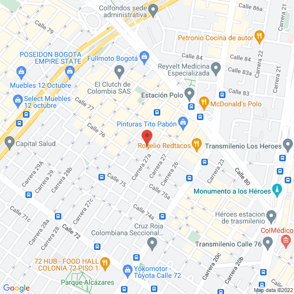 Mapa de La Imprenta Editores S.A.