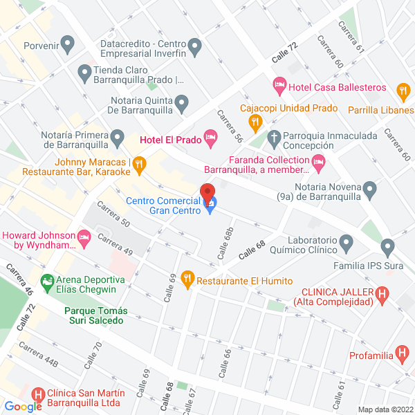 Map of Labor Empresarial Sociedad S.A.
