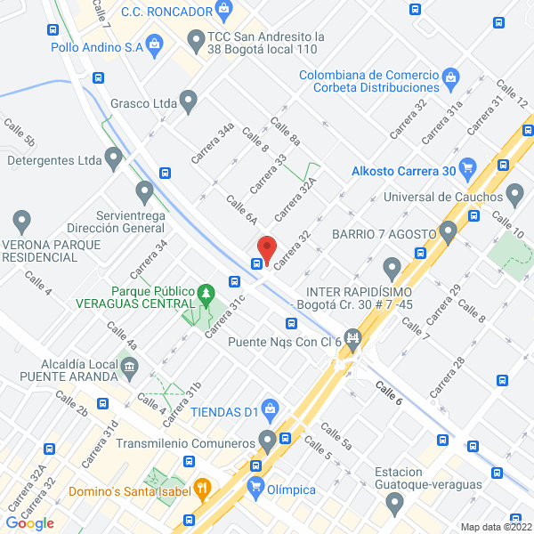 Mapa de Lactopack S.A.