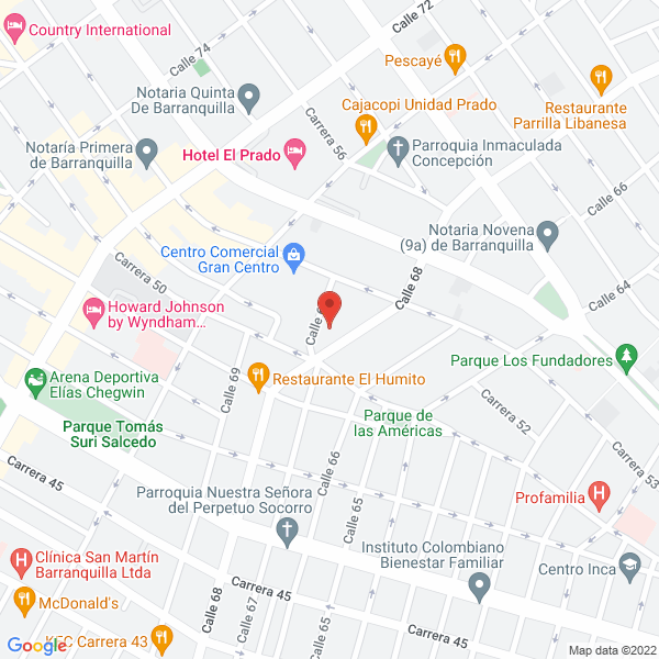 Map of Linea Humana De Servicios Ltda.