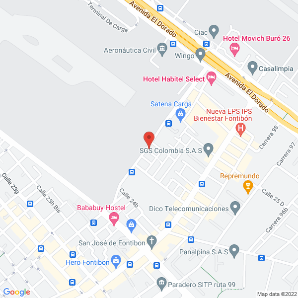 Mapa de Longport Colombia Ltda.