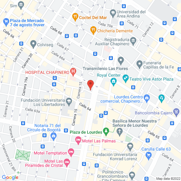 Mapa de Oriental De Electricos Jl Ltda.