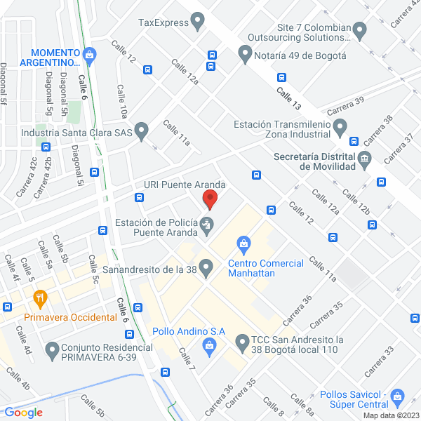 Mapa de Instituto Nacional De Medicina Legal Y Ciencias Forenses