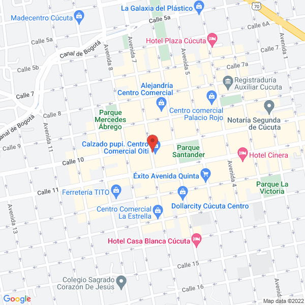 Map of Mitad Del Mundo