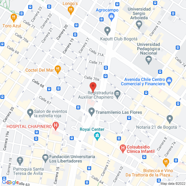 Mapa de Yg Constructores S.A.S.