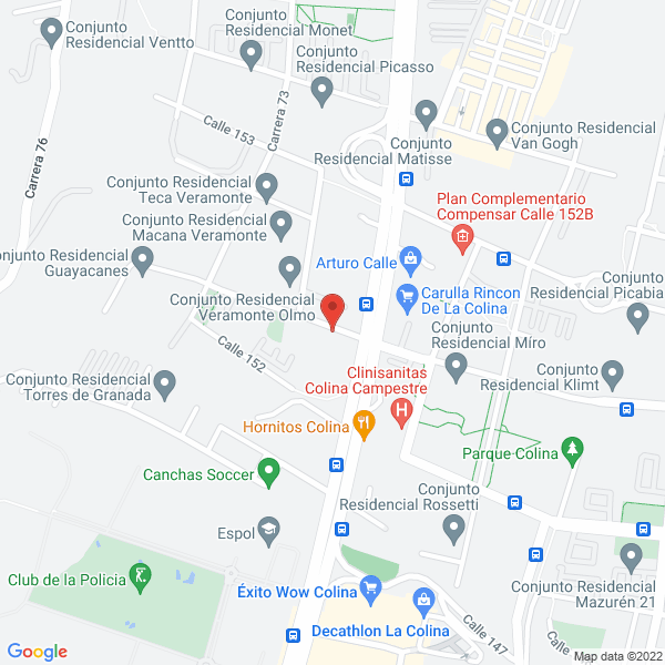 Mapa de Levantate Ortopédicos