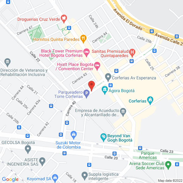 Mapa de Codimaq Importadores S.A.S