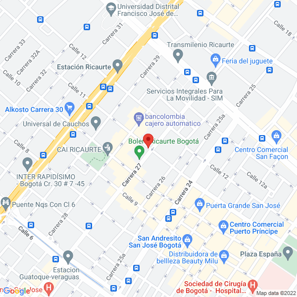 Mapa de Cajas Cartón Santafé Ltda.