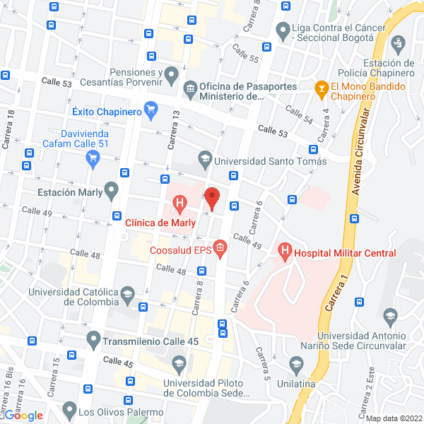 Mapa de Avenir Cía. Ltda.