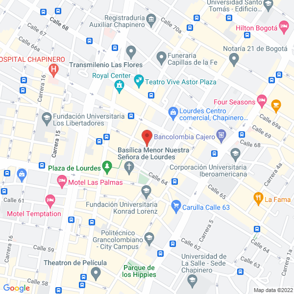 Mapa de Duralf Comunicaciones De Colombia