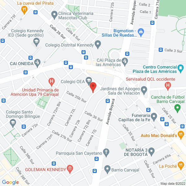 Mapa de Cosmeticos Lehit Ltda.
