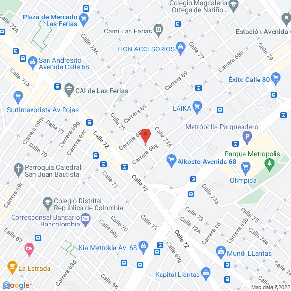 Mapa de Dora Espitia Buitrago