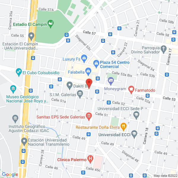 Mapa de Ayala Inversiones Y Cía. Ltda.