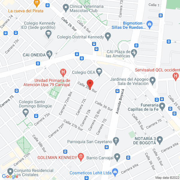 Mapa de Formas Metalicas S.A.S.