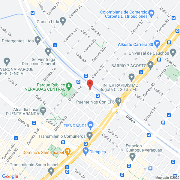 Mapa de Aterfo Group S.A.S.