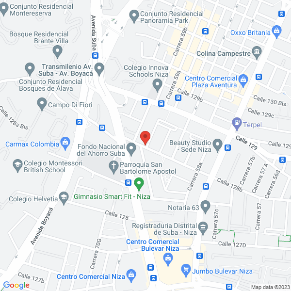 Mapa de Axon Comunicación Corporativa Ltda.