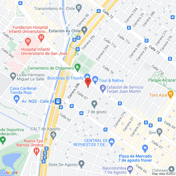 Mapa de Isudicol Ltda.
