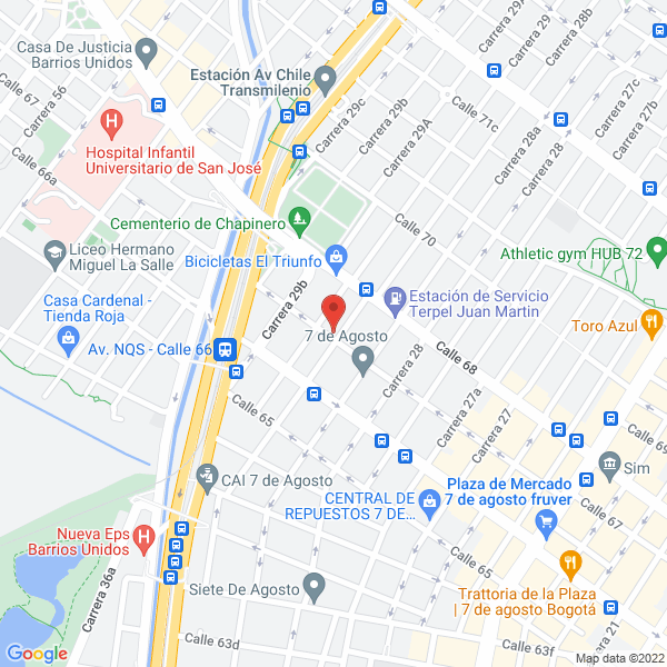Mapa de Hyundautos S.A.S.