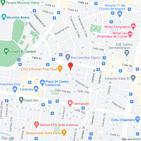 Mapa de Dentolaser