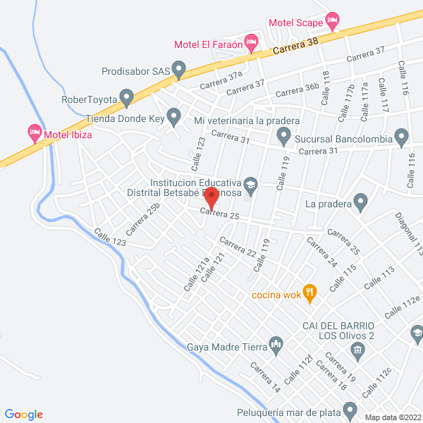 Map of Construhierros Dg