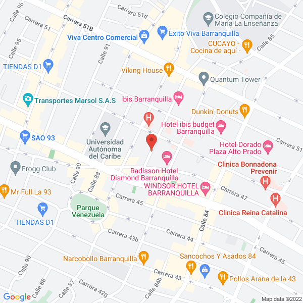 Map of Appetitus By Silvia Ibañez S.A.S.