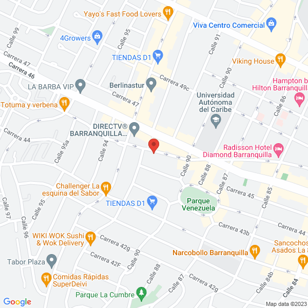 Map of Escuela Dr. Amin Ariza