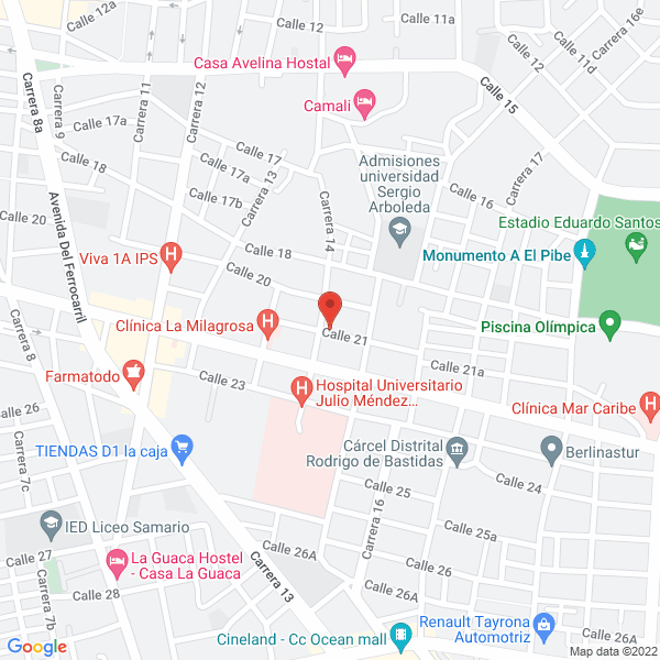 Map of Ips Siom Salud Ocupacional