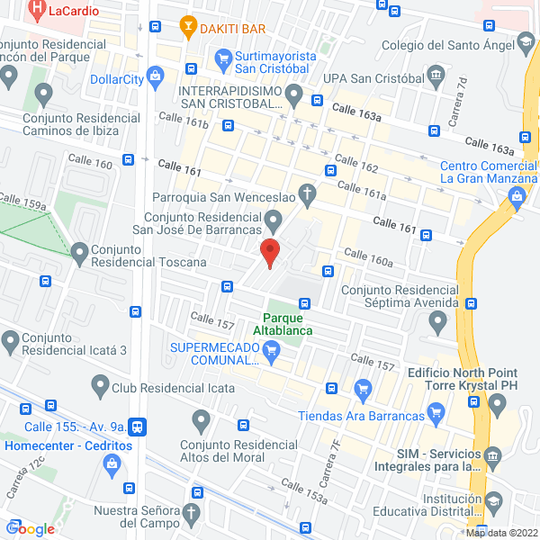 Mapa de Carlos Martin Parra Parra