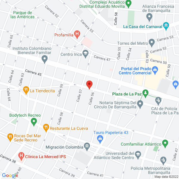 Map of Centro Habitacional Boston