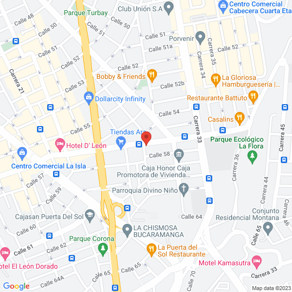 Map of Centro De Rehabilitación Protésico