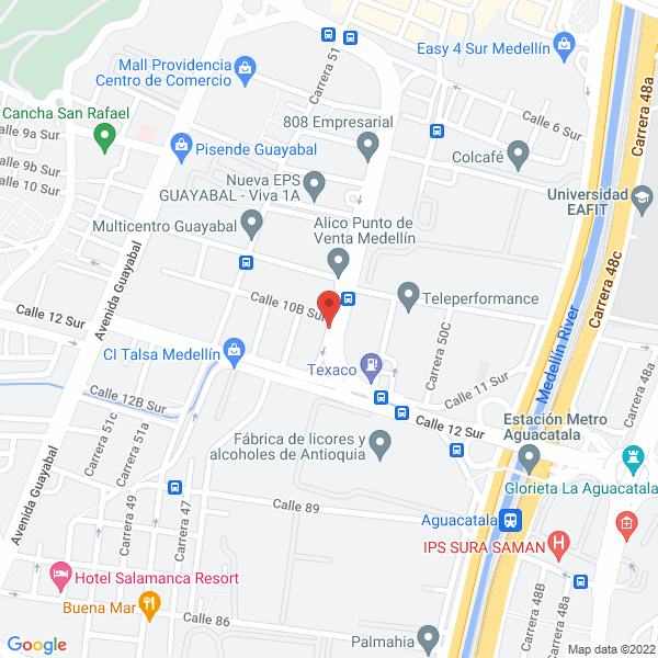 Mapa de Oilred S.A.S.