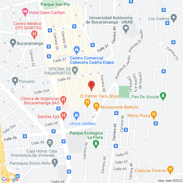 Map of Novoa Mantilla Martín Fernando