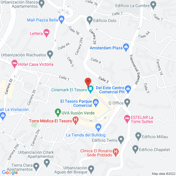 Mapa de Pizzas Rumos