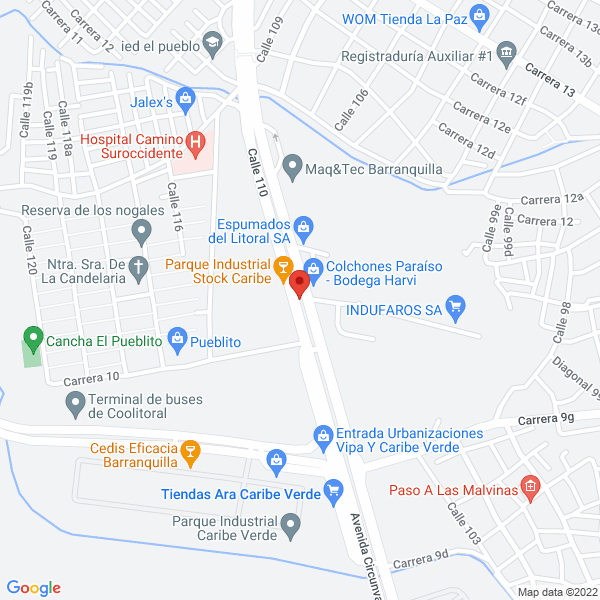 Map of R Y G Formaletas Metálicas S.A.S.