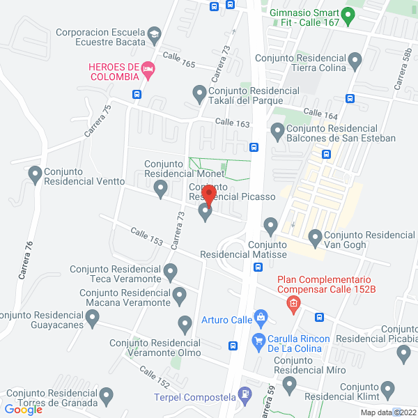 Mapa de Tecnoarboles Ambiental S.A.S.